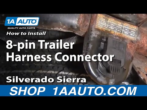 How To Install Replace 8-pin Trailer Harness Connector Silverado Sierra 1999-06 – 1AAuto.com