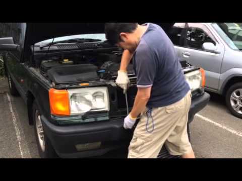Range Rover P38 Air conditioning condenser replacement