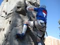 Sasuke Climbs the Rock Wall of Doom!