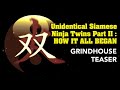 Unidentical Siamese Ninja Twins Part II: How it all began (2013) Grindhouse Teaser Trailer