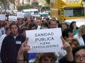 Concentracion de trabajadores. 10 de octubre de 2008