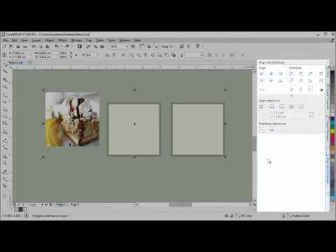 how to snap objects in coreldraw