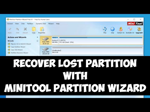 Recover lost partition on Windows with MiniTool Partition Wizard