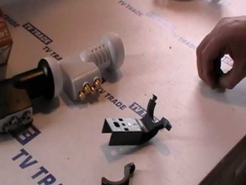 how to fit a universal lnb