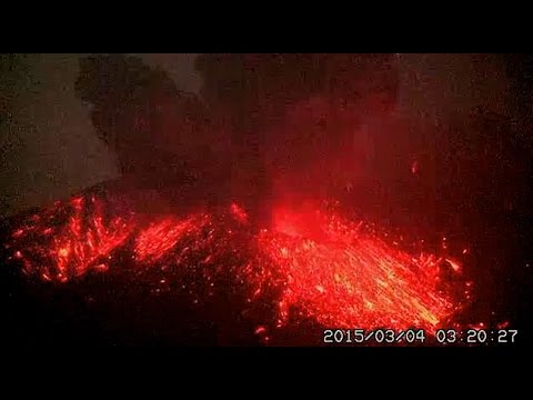 3/04/2015 -- MASSIVE eruptions in Japan - Sakurajima Volcano blows its top