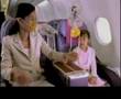 Full-screen Thai Airways safety demonstration video