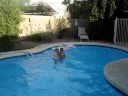 Omar Swimming - July 2008