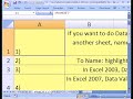 YouTubersLoveExcel#27: Data Validation From Different Sheet
