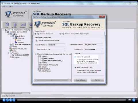 how to recover mdf file in sql server 2008