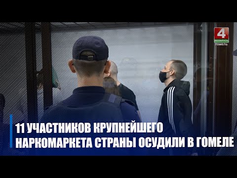 В Гомеле вынесли приговор 11-и участникам крупнейшего наркомаркета Беларуси видео