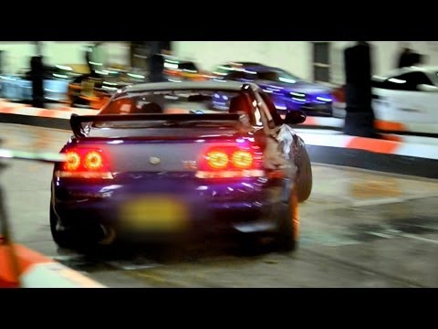 How to enter a Go-Kart track in style