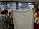 ACET-5oct08, Fukuoka,activities with a sheet ACET-5oct08, Fukuoka,activities with a sheet