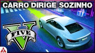 Carro Sem Motorista Aprendendo a Dirigir Sozinho Jogando GTA 5!