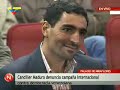 http://www.telesurtv.net/http://www.vtv.gob.veDiario La Stampa, El Mundo, de España y The Washington Post, de EEUU deberán colocar la réplica del Ejecutivo Venezolano en el mismo espacio donde aparecieron las informaciones amañadas / Diarios venezolanos rebotaron las informaciones distorsionadas (VTV) El Gobierno de Venezuela en nombre del pueblo venezolano, exigió el derecho a réplica, en el mismo lugar y magnitud donde fueron difundidas las mentiras, a los diarios de ultraderecha internacional que participan en la campaña y conspiración en contra de la democracia y la estabilidad en el país. Así lo informó este lunes, el ministro del Poder Popular de Relaciones Exteriores, Nicolás Maduro, en rueda de prensa con medios nacionales e internacionales, en el Palacio de Miraflores, donde se refirió a los titulares de prensa amañados de los diarios La Stampa, de Italia, El Mundo, de España y el editorial difamatorio de The Washington Post, de EEUU. 