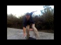 me skating a trench