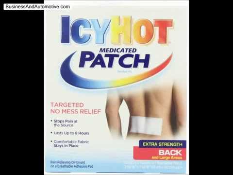 how to use icy hot patch
