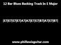 12 Bar Blues Backing Track In E Major