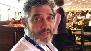 Chef Emil Vega aboard Fathom Travel's 1st Impact cruise to Amber Cove and the Dominican Republic