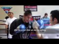 Antonio Margarito training and interview for fight with Roberto Garcia