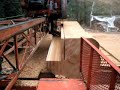 Mobile Dimension milling 1x8 cedar at 43 fpm Mobile Dimension milling 1x8 cedar at 43 fpm