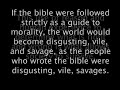 Response to Immoral and Anti-Intellectual Scum