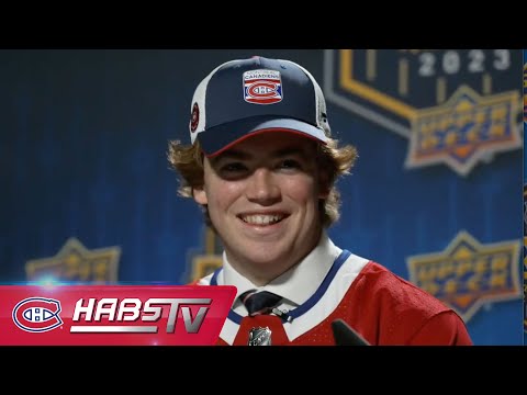Jacob Fowler on being selected 69th overall at the 2023 NHL Draft