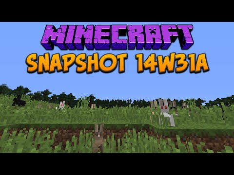 Minecraft 1.8: Snapshot 14w31a Rabbit Sounds & Release Preperations