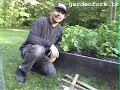 henry, the yellow labrador retriever puppy, helps eric hill his potato patch using simple materials from your hardware store. visit our community site for more info http://gardenfork.tv