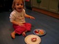 Decorating a cake