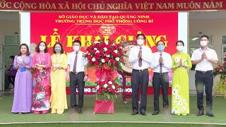 Phó Bí thư Thành ủy, Chủ tịch UBND thành phố Phạm Tuấn Đạt dự khai giảng năm học mới 2021-2022 tại Trường THPT Uông Bí