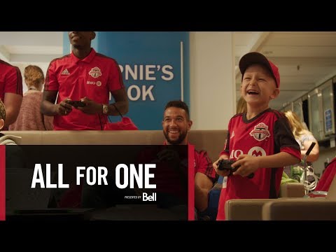 Video: All For One: Moments - SickKids Visit presented by Bell