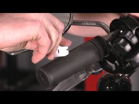 HARLEY - J&P Cycles shows you how to replace grips on a Harley Davidson motorcycle. From removing your old grips and adding new grips watch the entire process take pl...