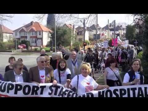 stafford - A video of the Support Stafford Hospital march on 20/04/2013 plus an interview of Cherly Porter.