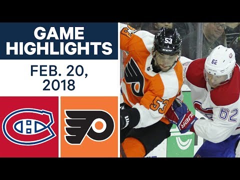 Video: NHL Game Highlights | Canadiens vs. Flyers - Feb. 20, 2018
