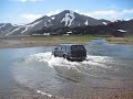 River crossing at Landmannalaugar, Iceland