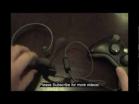 how to use the xbox 360 headset