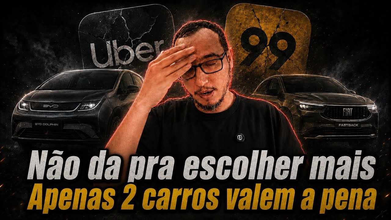 Fiz as contas! Melhores CARROS pra se fazer DINHEIRO na UBER e 99POP