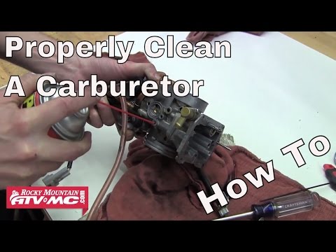 how to rebuild a motorcycle carburetor