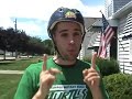 zola teaches us how to properly ride a bike. with these modern techniques, you can be cool and safe. after recovering from a major bike crash that occured in 2003, zola has pledged almost all of his spare time to teaching the world about helmets and knee pads.