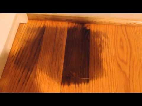 how to clean urine out of a floor vent
