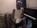 gilson silveira performing on pandeiro