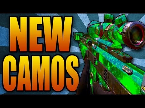 FOUR New Camos in Black Ops 2! Beast, Weaponized, Octane, & Dead Man's Hand (COD BO2 DLC Gameplay)