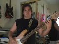 Beginner funk groove bass slap video intro by Scott Grove