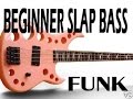 Beginner funk groove bass slap video intro by Scott Grove
