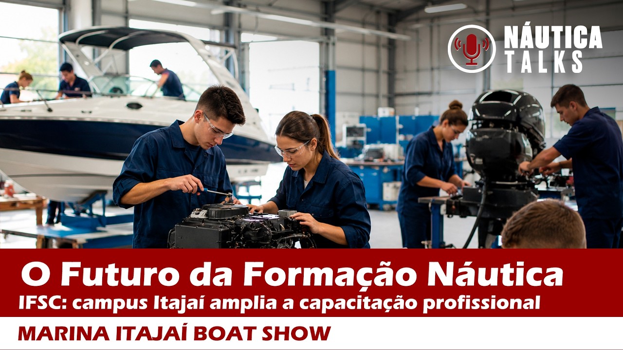 Marina Escola: Itajaí aposta na formação de profissionais do setor náutico | NÁUTICA TALKS