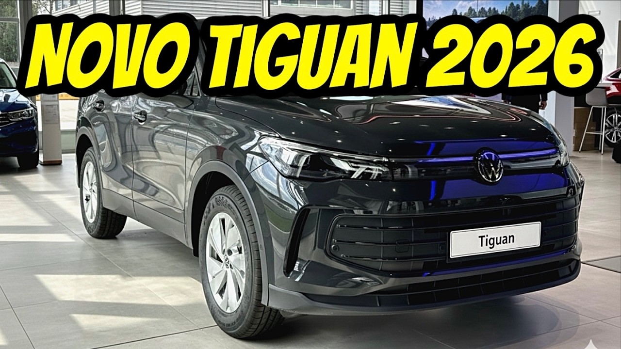 NOVO TIGUAN 2026 - LANÇAMENTO! QUANTO VAI CUSTAR? E O MOTOR?