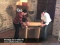 Montage de la table en carton Orika