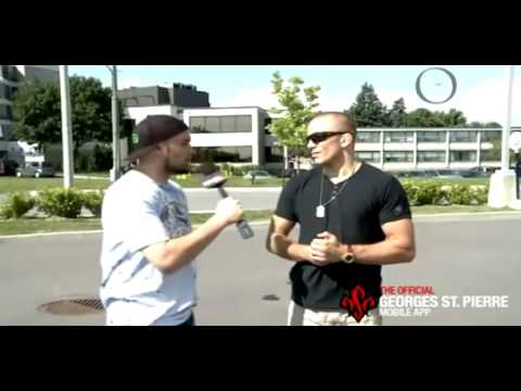 video paranormal Un OVNI appara�t lors d'une interview du free fighter George St-Pierre