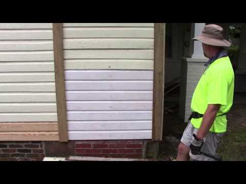 how to repair wood siding