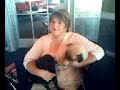 me at chateaularue with the dogs